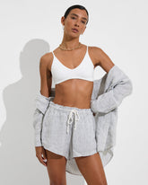 Getaway Short 2.5" - Coastal Stripe: Varsity / Coconut