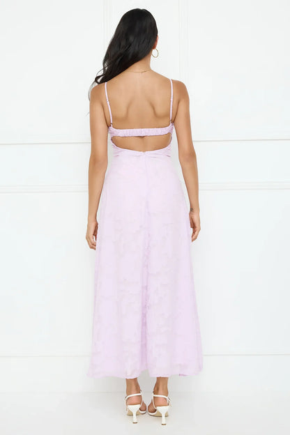 Pine Blossom Maxi Dress Lilac