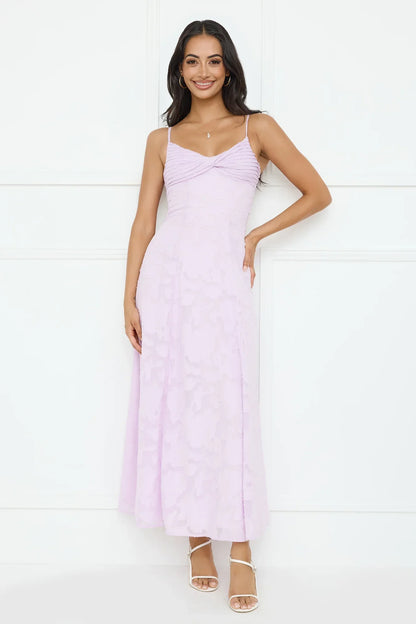 Pine Blossom Maxi Dress Lilac