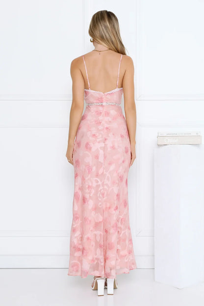 Rosewater Daydream Maxi Dress Pink