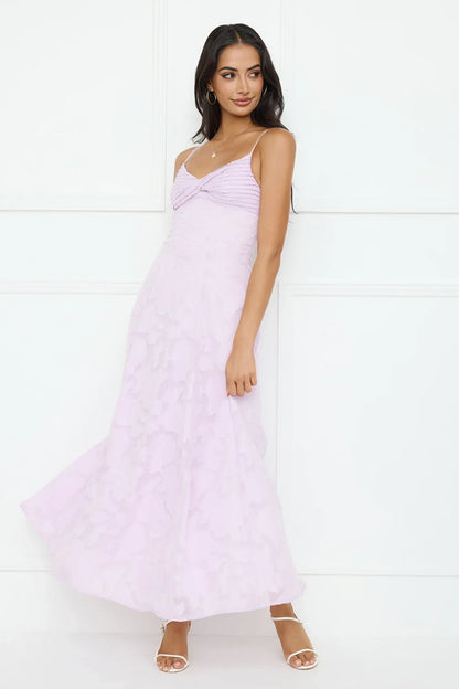 Pine Blossom Maxi Dress Lilac