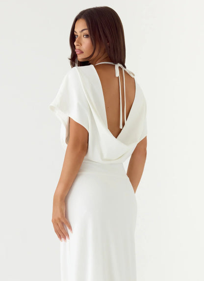 Rare Behaviour Maxi Dress - Ivory