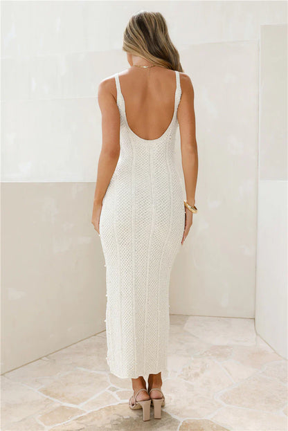 Shell Shine Maxi Dress Cream