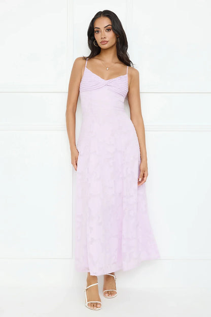 Pine Blossom Maxi Dress Lilac