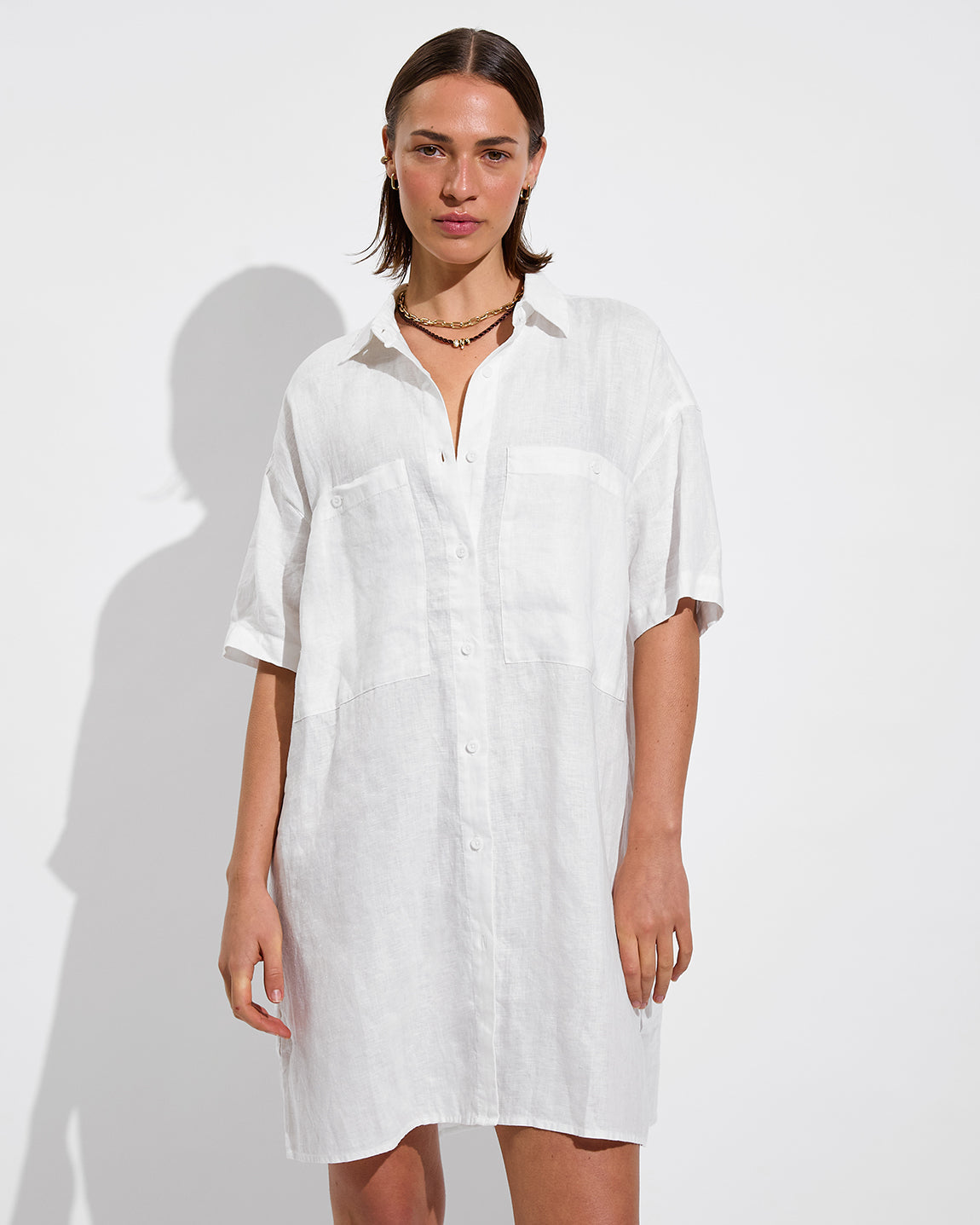 Getaway Mini Dress - Coconut