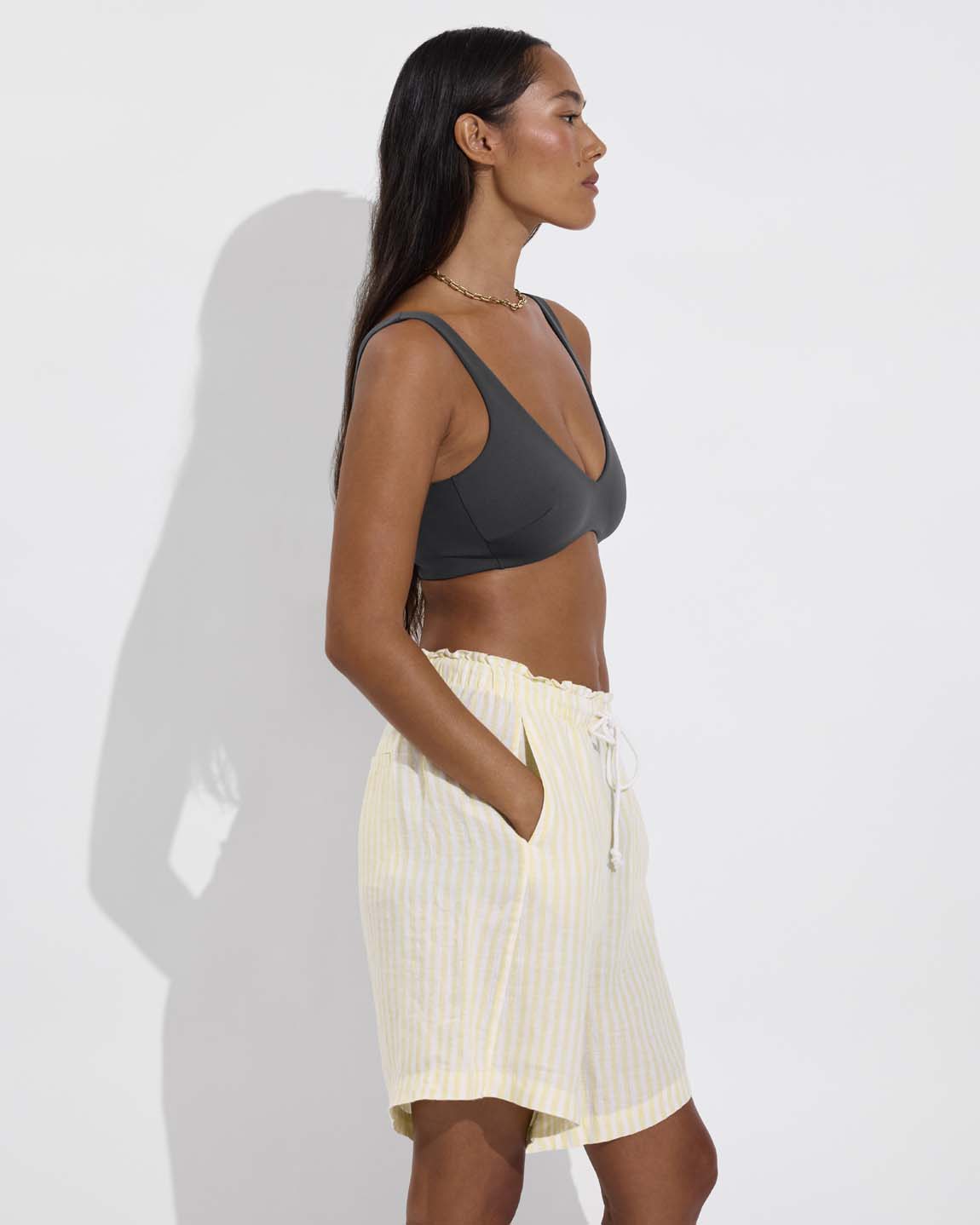 Getaway Short 9" - Bungalow Stripe: Melt / Coconut