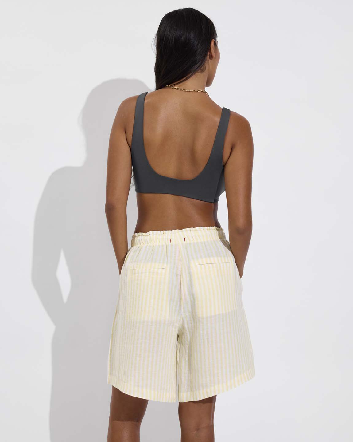 Getaway Short 9" - Bungalow Stripe: Melt / Coconut