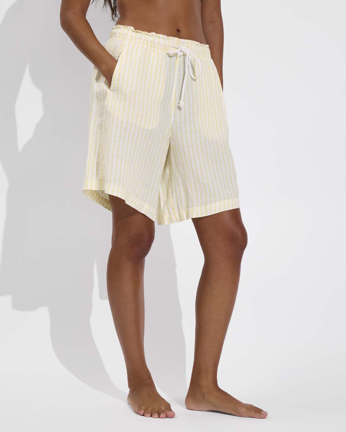 Getaway Short 9" - Bungalow Stripe: Melt / Coconut