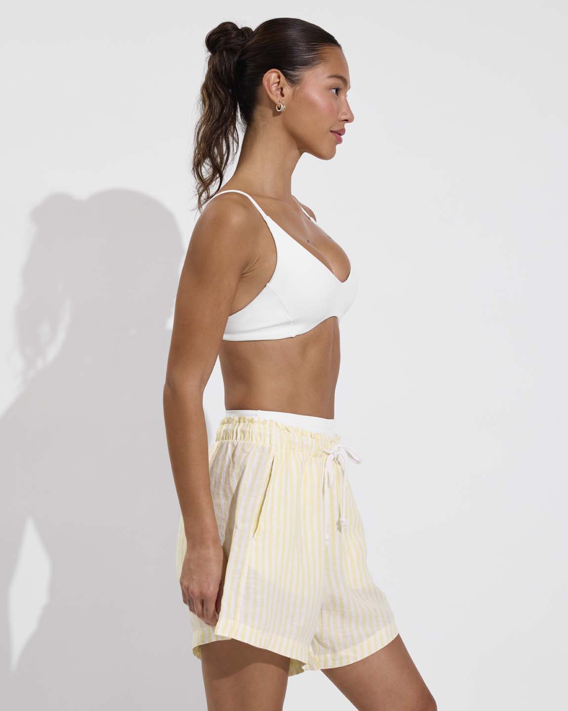Getaway Short 5" - Bungalow Stripe: Melt / Coconut
