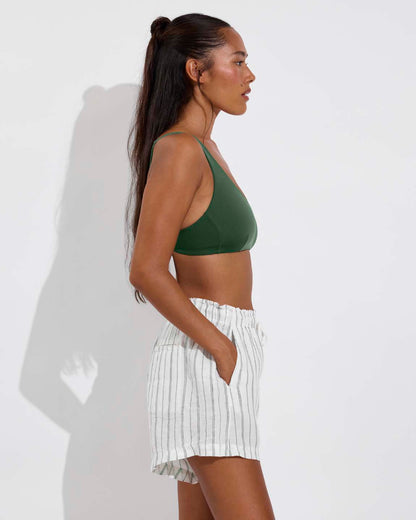Getaway Short 5" - Sandbar Stripe: Coconut / Tropics