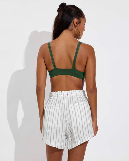 Getaway Short 5" - Sandbar Stripe: Coconut / Tropics