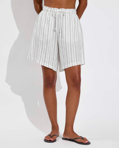 Getaway Short 9" - Sandbar Stripe: Coconut / Tropics