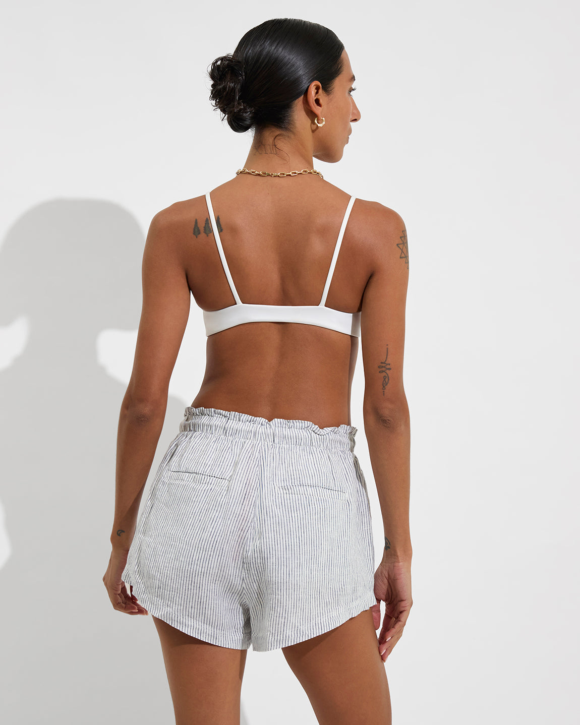 Getaway Short 2.5" - Coastal Stripe: Varsity / Coconut