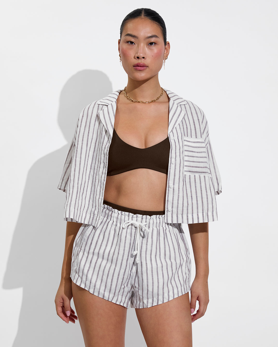 Getaway Short 2.5" - Classic Stripe: Stormy / Coconut
