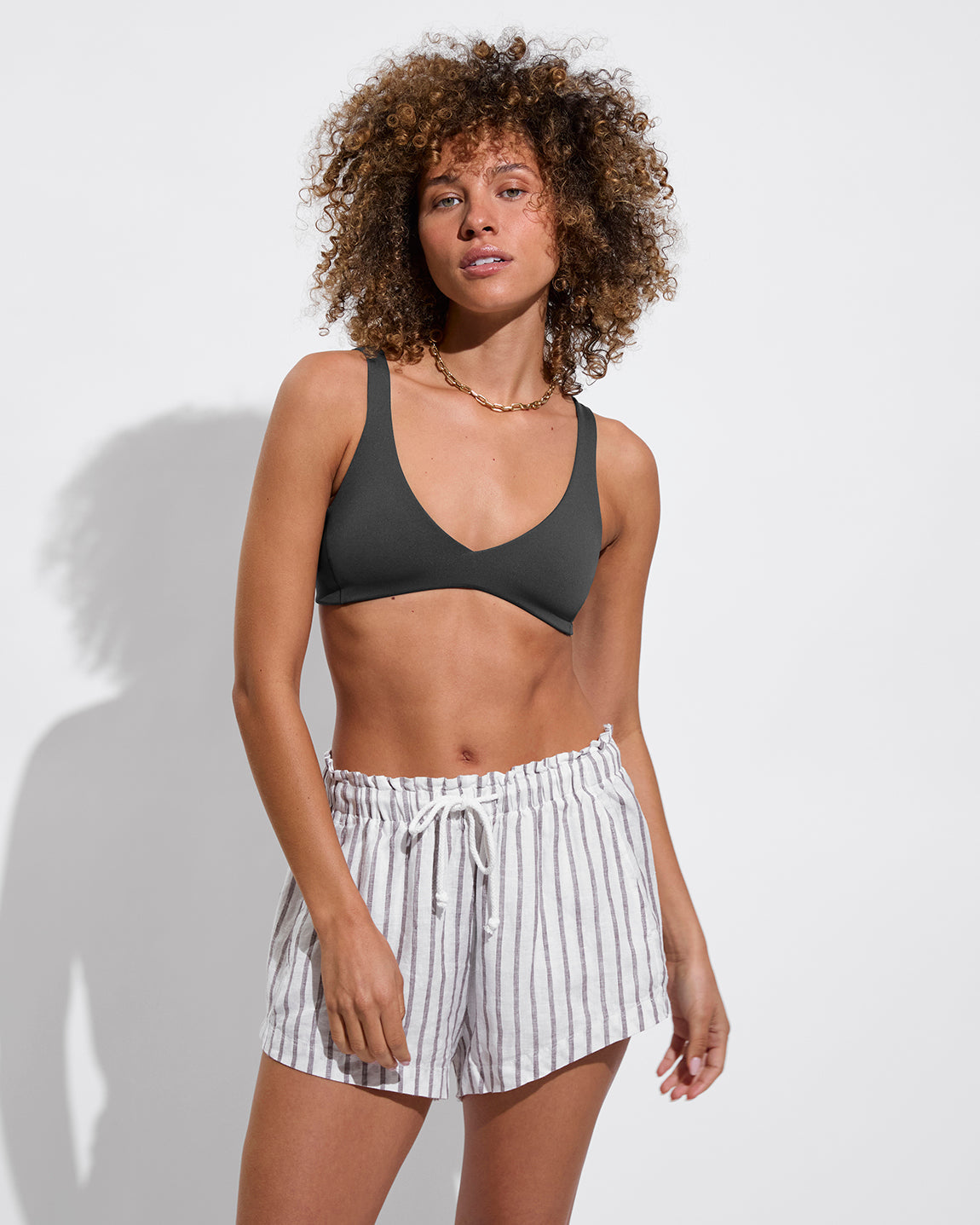 Getaway Short 2.5" - Classic Stripe: Stormy / Coconut