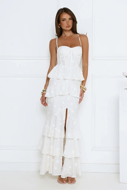 Secret Grove Maxi Dress White