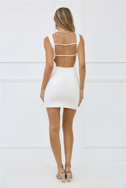 Redefine Style Mini Dress White