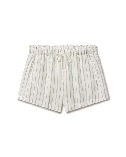 Getaway Short 5" - Sandbar Stripe: Coconut / Tropics